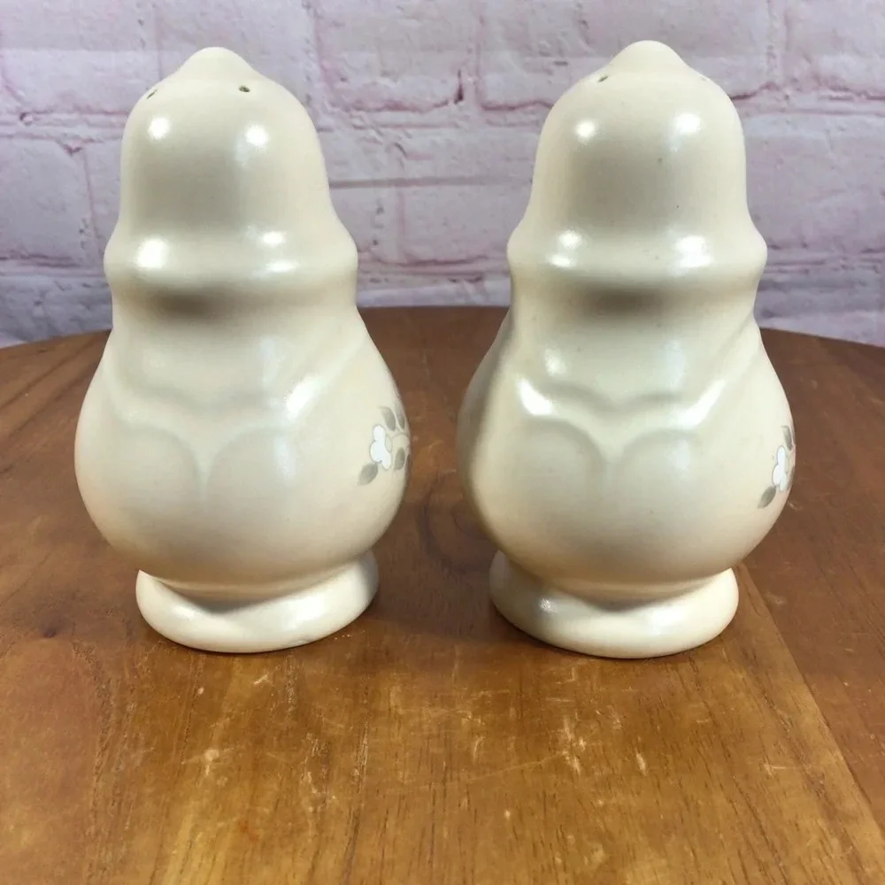 Vintage Pfaltzgraff Remembrance Salt and Pepper Shaker Pair